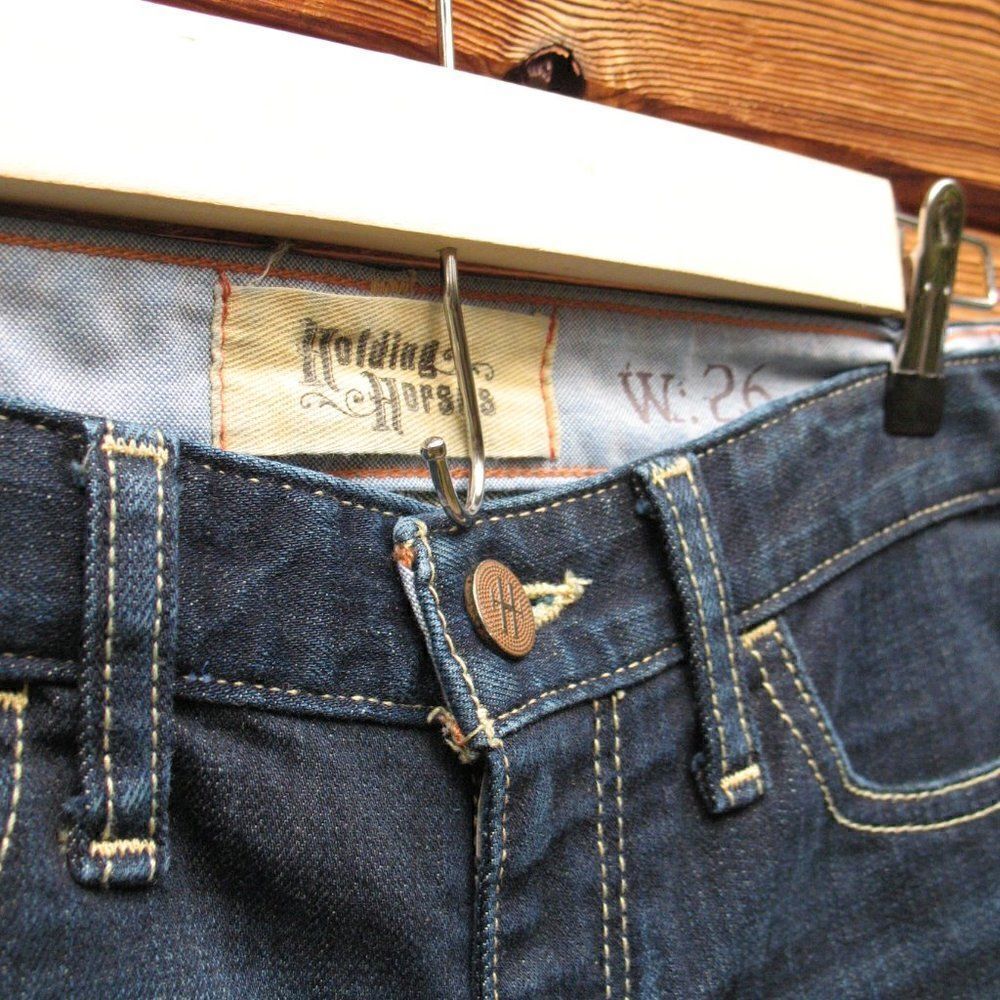 NWOT Holding Horses Dark Denim Boy Short Size 26 - Picture 5 of 7